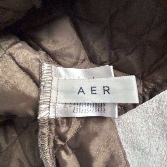 AER Adam Et Ropé Womens Hooded Parka Jacket Free Size Quilted Detachable Liner - Picture 3 of 13